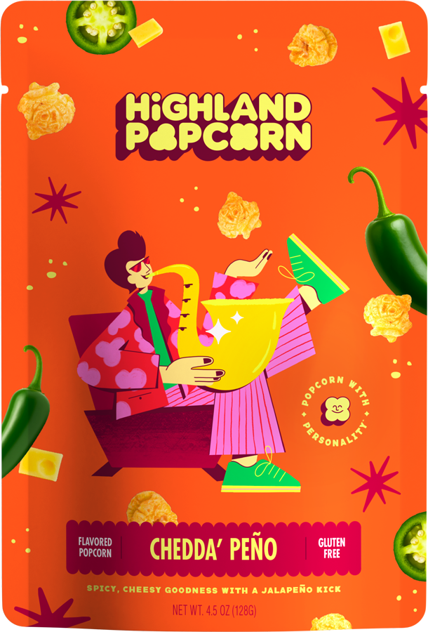 Highland Popcorn Chedda Peño