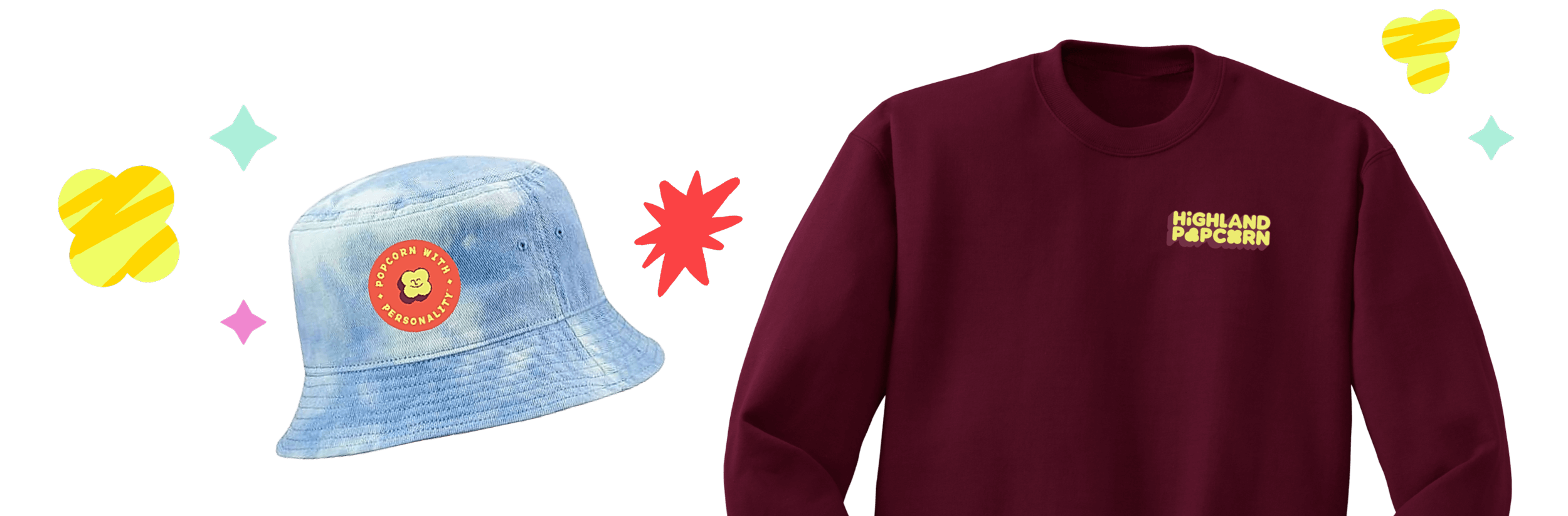 Highland Popcorn merch